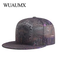 Wuaumx Fashion Summer Baseball Cap for Men Women Hip Hop Hat Sport Skateboard Flat Ed Hat Bone Caps Casquette Homme 220517