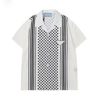 Herren Mode Flower Tiger Print Hemden Casual Button Down Kurzarm Hawaiian Hemd Anzüge Sommer Beach Designer -Hemds Hemden