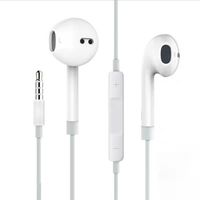 En los auriculares con o￭dos auriculares Bluetooth con cable para iPhone 13 12 11 Pro XR XS Max Mini 7 m￡s auriculares con auriculares de micr￳fono para el paquete Xiaomi PP