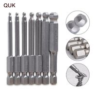 Hand Tools QUK Magnetic Screwdriver Bit Drill Set 7 Pcs Prec...