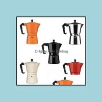 Potrawy kawy na oprogramowanie do kawy kuchenne jadalnia domowy twórca ogrodu aluminium mokka espresso perkologiczny Pot Moka 1CUP/3CUP/6CUP/9CUP/12CUP PIECETO