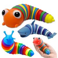 New Fidget Toy Slug Articulated Flexible 3D Fidget Toys All ...
