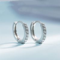 Stud 100% 925 Echte Sterling Silver Hoop Geometric Ear Cuff Clip op oorbellen voor vrouwen Girl Teen Piercing JewelryStud