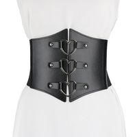 Cinturones vintage corazón hebilla decorativa corsé cuerpo anchado para mujeres para mujeres girdle girdle cinto sobretudo femmebelts
