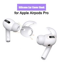 200pcs lot Silicone Earbuds Case for Airpods Pro Anti-lost Eartip Ear Hook Cap Cover Apple Bluetooth Earphone Accessories269d