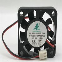 4010 FSY40S12L DC12V 0.05A 4CM 40*10MM Two-wire silent cooling fan