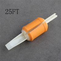 25F 20pcs 30MM Disposable Tubes Yellow Soft Silicone Tattoo Grip Transparent Plastic Tubes Precise Combo For 303x