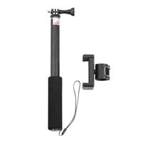 屋外の伸縮延長棒のモノポッドポールスポーツカメラマウントのための台紙のための黒い防水SelfieスティックG220326