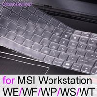 Couvercle du clavier pour MSI Workstation WF65 WF66 WF75 WF76 WT75 WT72 WT73VR WT70 WT60 WP65 Case de peau de protection pour ordinateur portable 15 17 Mobile J220715