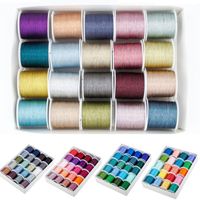 Yarn 20Colors Set 0.2 0.4 0.6 0.8mm Colorful Stretchy Rope Cord String For Jewelry Making Beading Bracelet Wire Fishing Thread RopeYarn