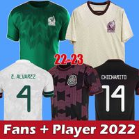 2022 Mexico voetbal jerseys Lozano Chicharito Raul voetbalhemd