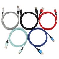 1M Type C Micro USB Cables Braided USB-C Sync Data Charge Cable Cord Fast Charging Wire For Samsung S10 Note 20 Xiaomi Android Phone