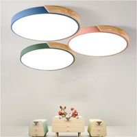 Multicolour Modern Led Ceiling light Super Thin 5cm Solid wood ceiling lamps for living room Bedroom Kitchen Lighting device2780