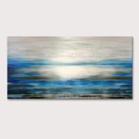 beautiful oil paintings art 2022 - Paintings Mintura Wall Picture For Living Room Oil On Canvas Hand Painted Beautiful Sky And Sea El Decor Art No Framed