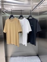 Designer Bale T-shirt 22 Spring and Summer New B komt uit met mannen Dames Zelfde Parijs Katoen Letter Borduurwerk Paar's Casual Losse Korte Mouw T-shirt