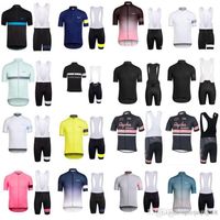 RAPHA Men Cycling Jersey Cycling Clothing Ropa Ciclismo Short Sleeve bike shirt mtb bicycle Gel Pad bib shorts set 33015280y