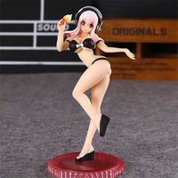 huiya01 Super Sonico Freeing S-style Wave Anime Figure Sexy Girl Swimsuit Ver.japanese Adult PVC Action Figure Toys Collection Model 1 6 Q0522