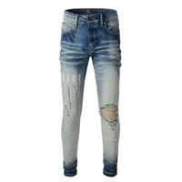 Compre al por mayor Pantalones Rasgados Negros de bajo precio \u0026 de calidad  con envío gratuito | Es.DHgate