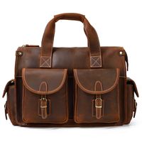 Высококачественный подлинный кожаный портфель мессенджерный сумка натуральная ковша мужская сумочка
