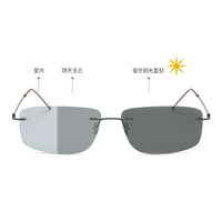 Óculos de sol 2022 Homens Pochromicos polarizaram óculos de sol masculino dirigindo óculos UV400 DIA DAYOL DIA NX NX