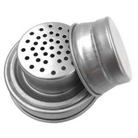 Jar shaker pálpebras capa de aço inoxidável para pedreiros regulares de jarros de jarros de jarros de enfermidade coquetel shaker rubi seco 70mm 0627