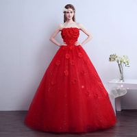 2022 nuevo vestido de boda sin tirantes temperamento simple coreano vestido delgado