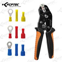 SN-02C Crimpling Pliers Adjustable Wire Micro Crimping Tool For Connectors 0.25-2.5mm Terminals Electrical Insulated Crimp H220510