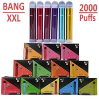 Bang xxl Disposable vape Pen 2000 Puffs Cigarette électronique 800mAh 6 ml Device Extra Power E Cigarettes