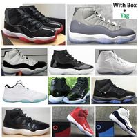 Real Carbon Fiber 11 Cool Grey 2021 Bred Basketball Shoes Men Women 11s Jubilee Concord 45 Legend Blue Gym Red 72-10 Quality223K