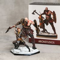 Kratos Atreus Deluxe Art Scale 1 10 God of War Limited Edition Decoration Collection Figurine Toy Model Statue 220613