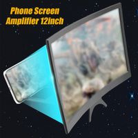 12 14 inç ekran büyüteç cep telefonu tutucu Masası Hücre Video Amplifikatörü Büyütme Ekranı Akıllı Telefon Tutucuları Stand 3D Film