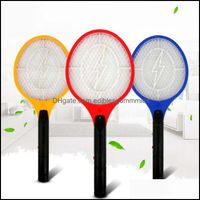 Pest Control Household Sundries Home Garden 3 Layers Net Dry Cell Hand Racket Electric Swatter Insect Bug Bat Wasp Zapper Fly Mosquito Kil