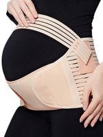 Cinture di supporto alla pancia in gravidanza fascia traspirante della cintura addominale morbida maternità per la schiena / vita pelvica 4 più sibelts cinture