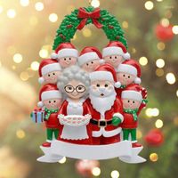 Decorações de Natal decoração de resina criativa 2022 Pingentes de árvore pendurados natal para a festa de Navidad em casa Os anos de idade