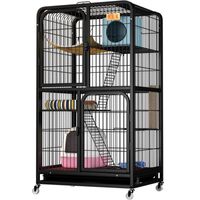 Cat Carriers, Crates & Houses Super Large Square Tube Cage Vi...