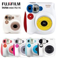 Yeni renkli fuji instax mini 7c 7s anlık kamera mini film po baskı çekim polaroid kamera doğum günü 318f
