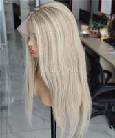 Promi -Stil Balayage F116 Farbe Deep Teil Spitzen vordere Perücken Super natürliche Haarlinie