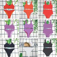 Textil sexy bikini set f letras interior diseñadores de trajes de baño