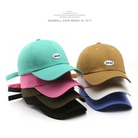 SLECKTON Cotton Baseball Cap for Women and Men Fashion NEAS Letter Patch Hats Summer Sun Soft Top Caps Casual Hat 220517