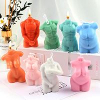 Craft Tools DIY Silicone Body Candle Mold 3D Soy Wax Making Handmade Epoxy Resin Gypsum Soap Mould Home Decoration