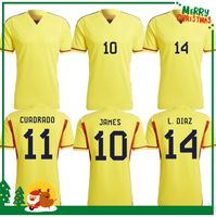 2022 James Diaz Cuadrado Soccer Jersey 22 23 Falcao Camiseta de Futbol Maillot Men adultos Camisa de fútbol