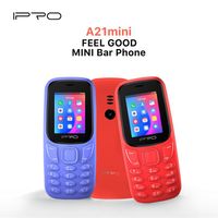 IPRO A21 Mini Bar 1.77'' Feature Mobile Phone 600mAh TF UP to 16GB Original Manufacturer Supply Unlocked Destaque Cellph224o