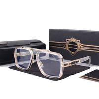 2022 Gafas de sol vintage Sol Sun Glasses Fashion Diseñador Diseñador de moda Gafas de sol de marco dorado de lujo UV400 Gradiente LXN-Evo Dita