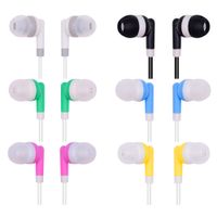 Hurtownie Earbuds Earbuds Słuchawki Słuchawki 3.5mm Słuchawki douszne do telefonu komórkowego MP3 MP4 1500 sztuk / partia Darmowa Wysyłka