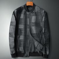 Jackets masculinos Minglu outono masculino de luxo de colarinho casual e casuais moda moda slim fit Business Man Plus size 4xlmen's