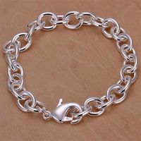Cadena de tradición de alta calidad Top 925 Silver Noble Fashion Bracelet Jewelry225m