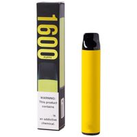 XXL Dispositif jetable Cigarettes Pod Kit E-Cigarettes 1000mAh Batterie 6,5 ml Pods Cartouches 1600 Puffs Préroir prérempli Vape Stick Stylo Stick VS Bar Plus Flex Max Bang