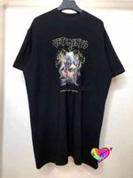 T Tasarımcı Gömlek Memelerinin T-Shirt Yaşam Ölüm Sonrası Vetements T-shirt Erkek Kadın 1: 1 Yüksek Kalite Kötü Ruh Grafik Baskı Tee Kalın Kumaş VTM YJD8 Tops