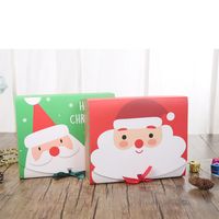 Christmas Gift Wrap Cartons Customized Box Large Folding Santa Claus Cake traktatie kinderen verjaardag 10pcs264w