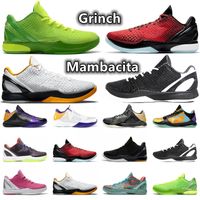 6 5 Proto basket-ball pour hommes Sneaker Mambacita Grinch Del Sol All Star 6s Big Stage Alternate Bruce Lee Chaos Dark Night Prelude 5s Baskets pour hommes Baskets de sport